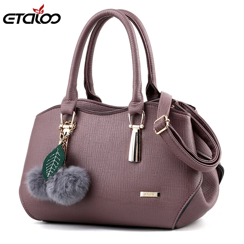 Women Handbag Top-handle Bag PU Leather Crossbody Totes
