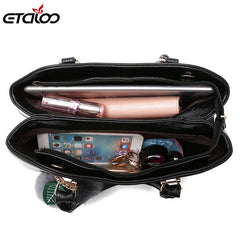 Women Handbag Top-handle Bag PU Leather Crossbody Totes