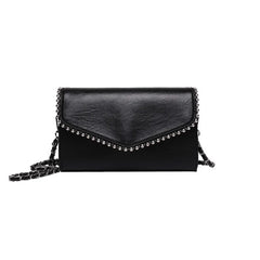 Leather Messenger Bag Small Shoulder Purse Crossbody Handbag