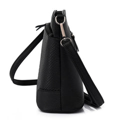 Small Leather Crossbody Messenger Bag Cowhide Women's Casual Handbag