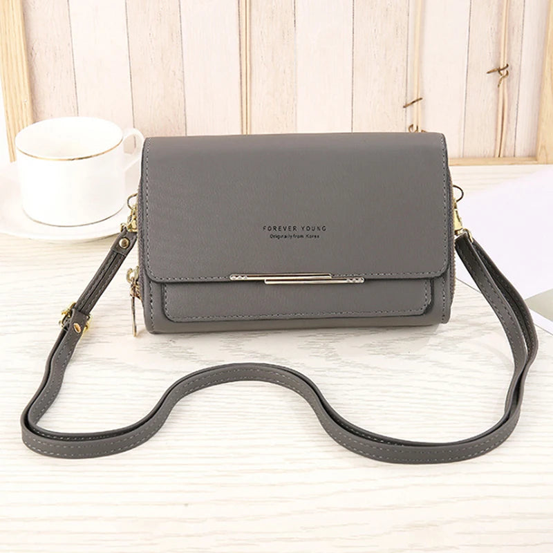 Cloth Pattern Turn Lock Mini Messenger Bag Square Bags