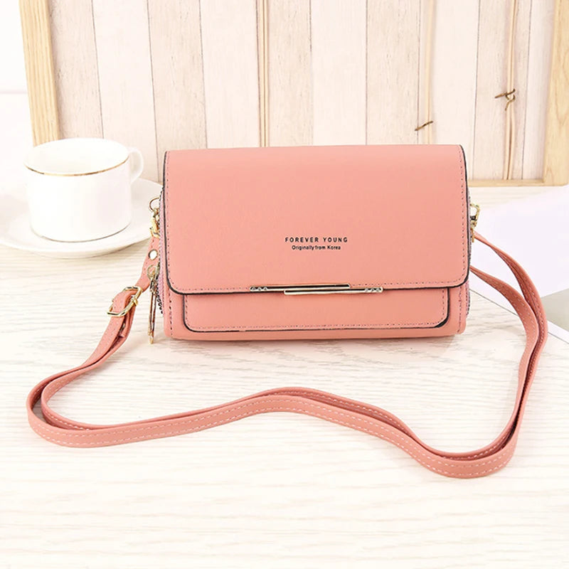 Cloth Pattern Turn Lock Mini Messenger Bag Square Bags