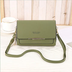 Cloth Pattern Turn Lock Mini Messenger Bag Square Bags