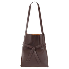 Women Leather Messenger Bag Tassel Handbag Vintage Big Size Tote Shoulder Bag