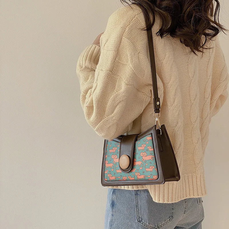 Women Messenger Bags Leather Casual Tassel Handbags Vintage Big Size Tote