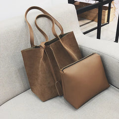 Women Messenger Bags Leather Casual Tassel Handbags