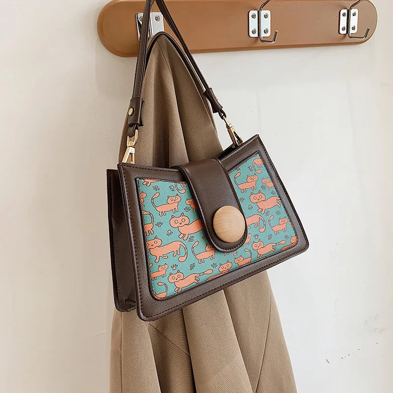 Women Messenger Bags Leather Casual Tassel Handbags Vintage Big Size Tote