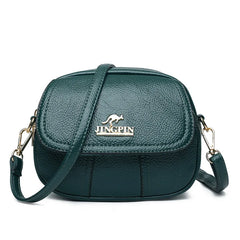 Women Messenger Bags Leather Large Capacity Phone Purse Waterproof