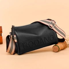 Women Crossbody Bag High Capacity Shoulder Handbag Cowhide Leather