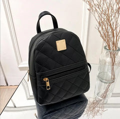 Women Mini Backpack Girls PU Shoulder Bag