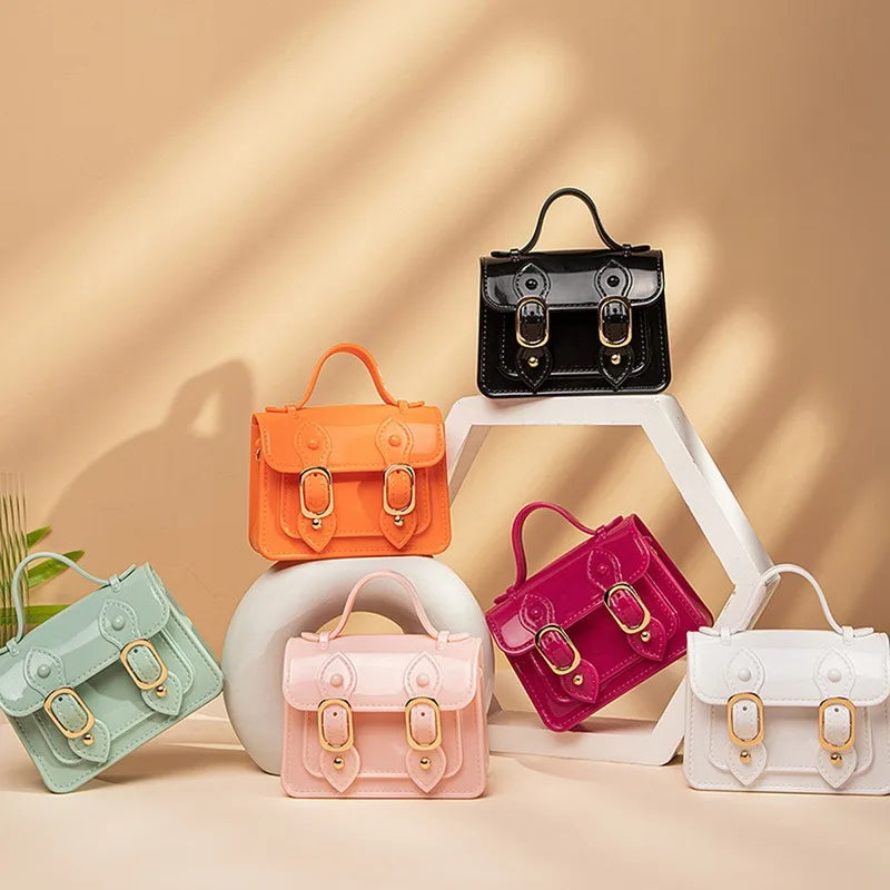 Women Mini Handbags Jelly Tote Candy Crossbody Bags For Women