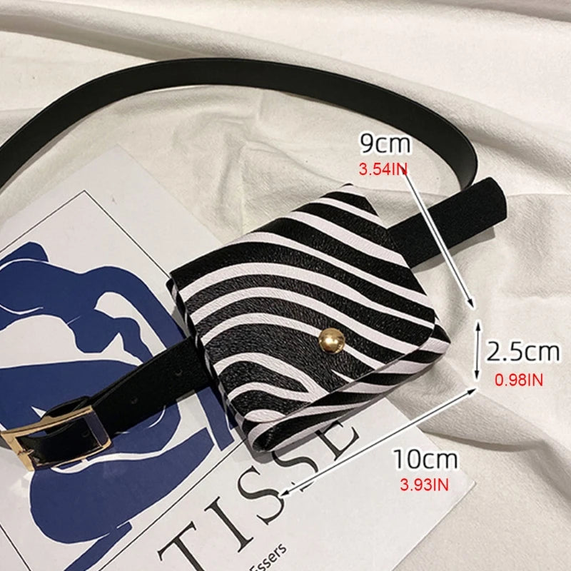 Women Mini Fanny Pack Casual Waist Bag Girls Female Cell Phone Travel Purse