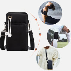 Waterproof Mini Shoulder Bag Mobile Phone Bag Handbag Wrist Pouch Wallet