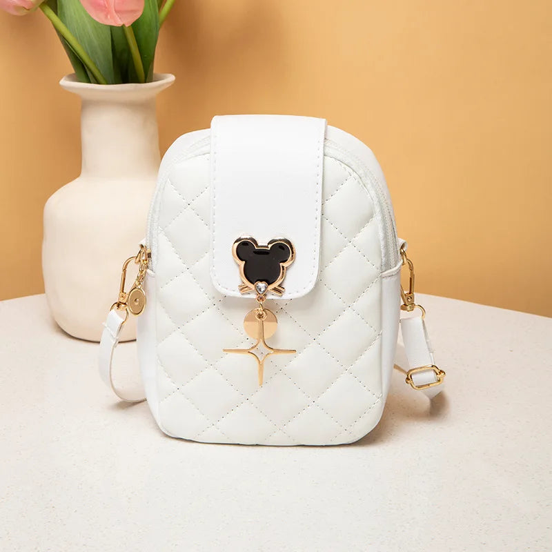 Embroidered Tassel Mini Shoulder Bag for Women