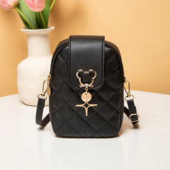Embroidered Tassel Mini Shoulder Bag for Women