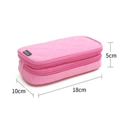 Women Cosmetic Bag Travel Organizer Makeup Clutch Waterproof Toiletry Pouch