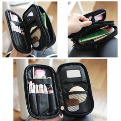 Women Cosmetic Bag Travel Organizer Makeup Clutch Waterproof Toiletry Pouch