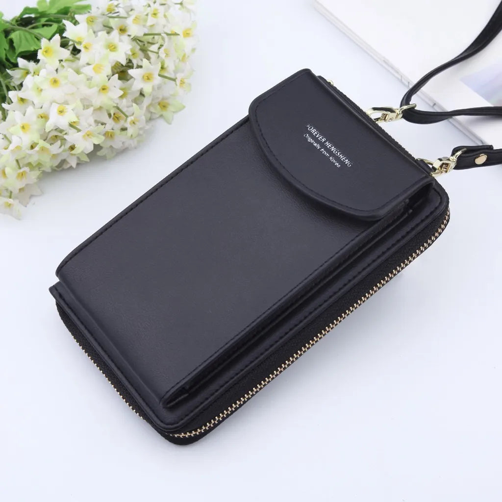 Women Mobile Phone Bag Shoulder Messenger Bag Large Capacity Stylish handbag