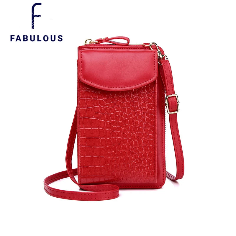 Women Mobile Phone Pouch Crossbody Sling Bag Wallet