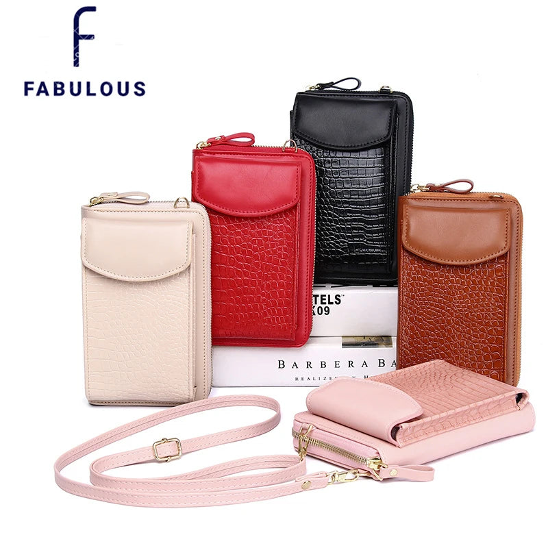 Women Mobile Phone Pouch Crossbody Sling Bag Wallet