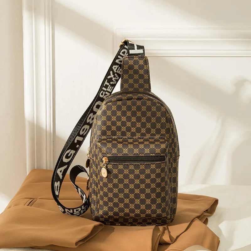 Women Chest Bag Leisure Sports Travel Shoulder Messenger Crossbody Bag