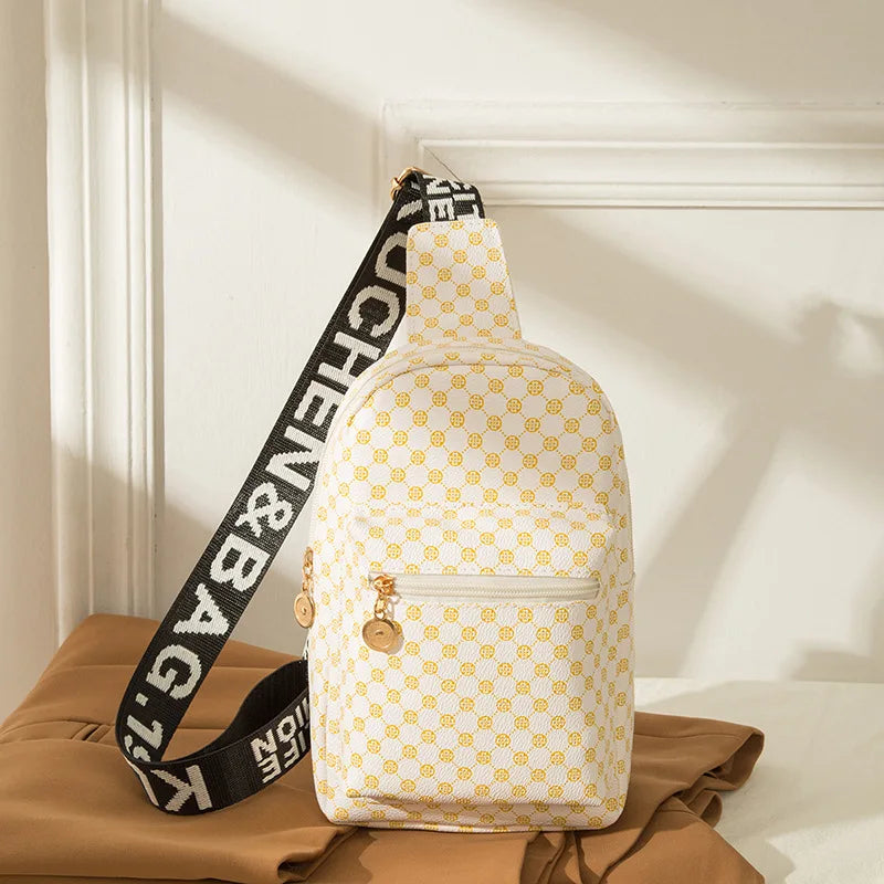 Women Chest Bag Leisure Sports Travel Shoulder Messenger Crossbody Bag