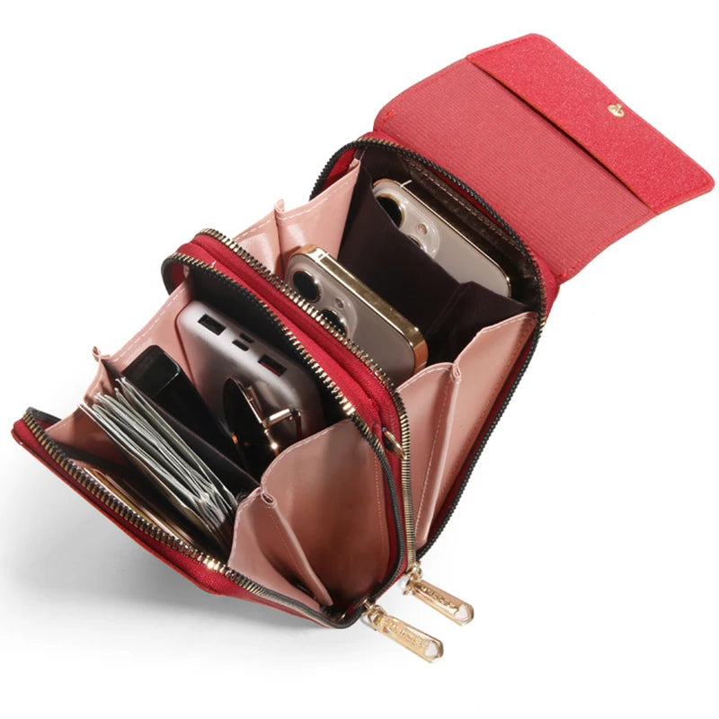 Women Touch Screen Shoulder Bag Large Capacity