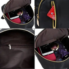 Waterproof Oxford Backpack for Women Girls School Travel Tote Shoulder Bag