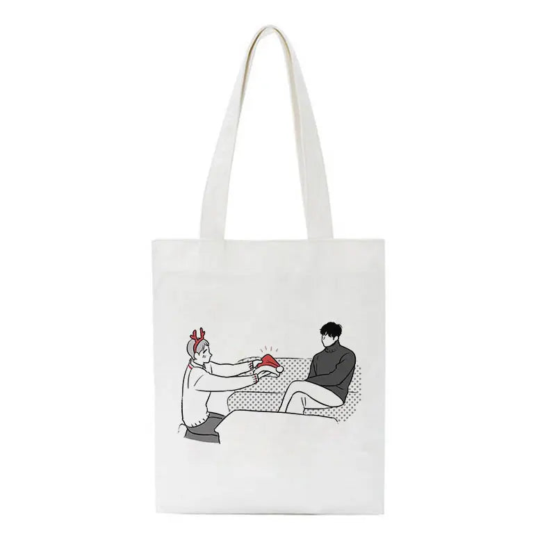 Vintage Yarichin Club Canvas Shopper Bag