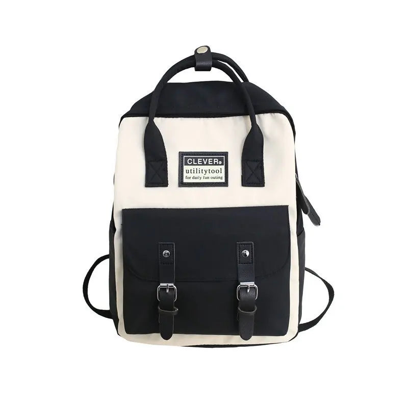Nylon Backpack Waterproof School Bags for Teenagers Girls Rucksack Mochila