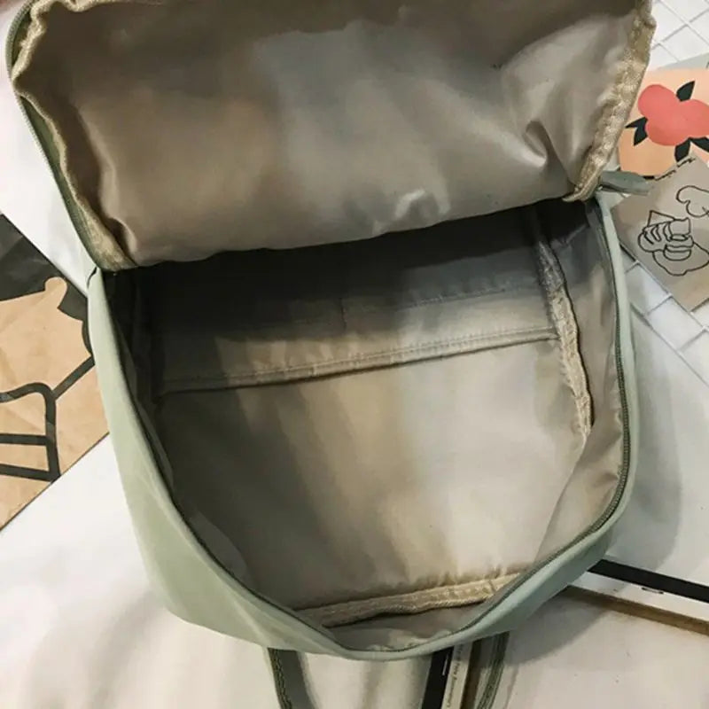 Nylon Backpack Waterproof School Bags for Teenagers Girls Rucksack Mochila