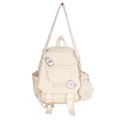 Women Nylon Backpack Convertible Shoulder Bags Ladies Casual Daypack