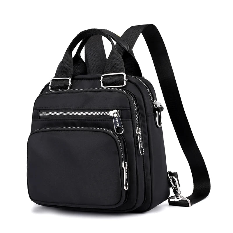 Waterproof Nylon Backpack Cute Cartoon Print Mini Shoulder Bag
