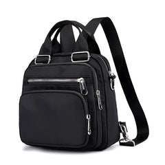 Nylon Backpack Waterproof Female Shoulder Bag Cartoon Printing Rucksack