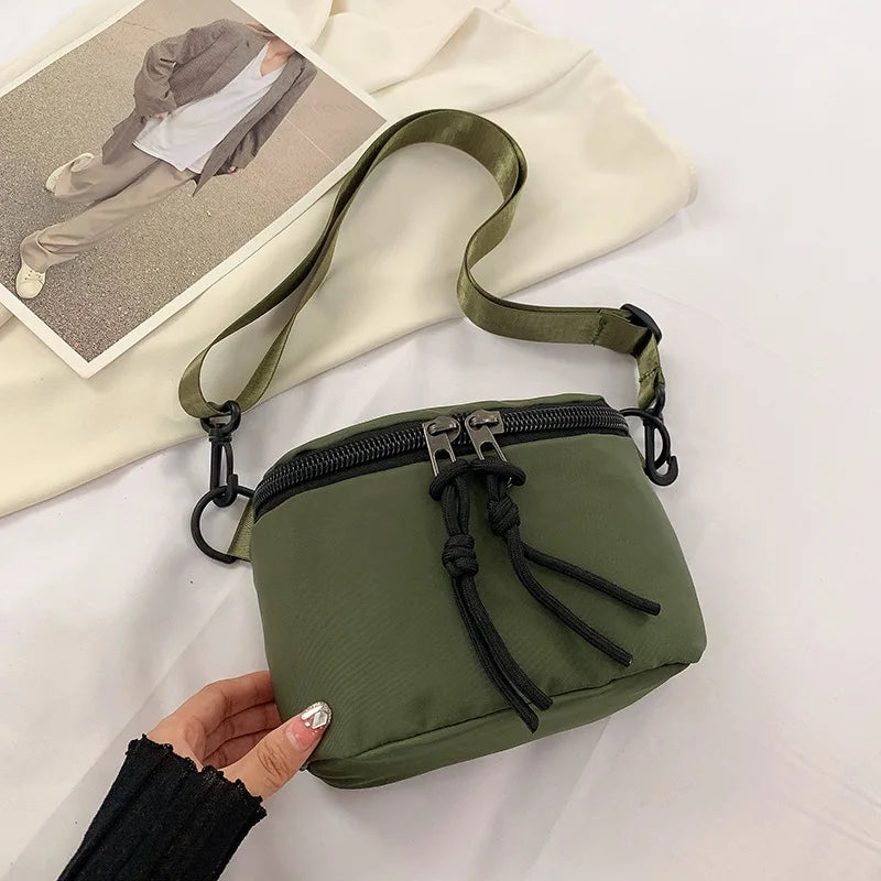 Women Nylon Crossbody Bag Small Pack Phone Pouch Shoulder Bag