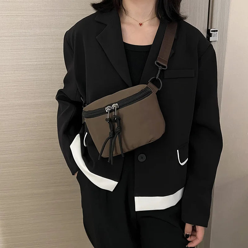 Women Nylon Crossbody Bag Small Pack Phone Pouch Shoulder Bag