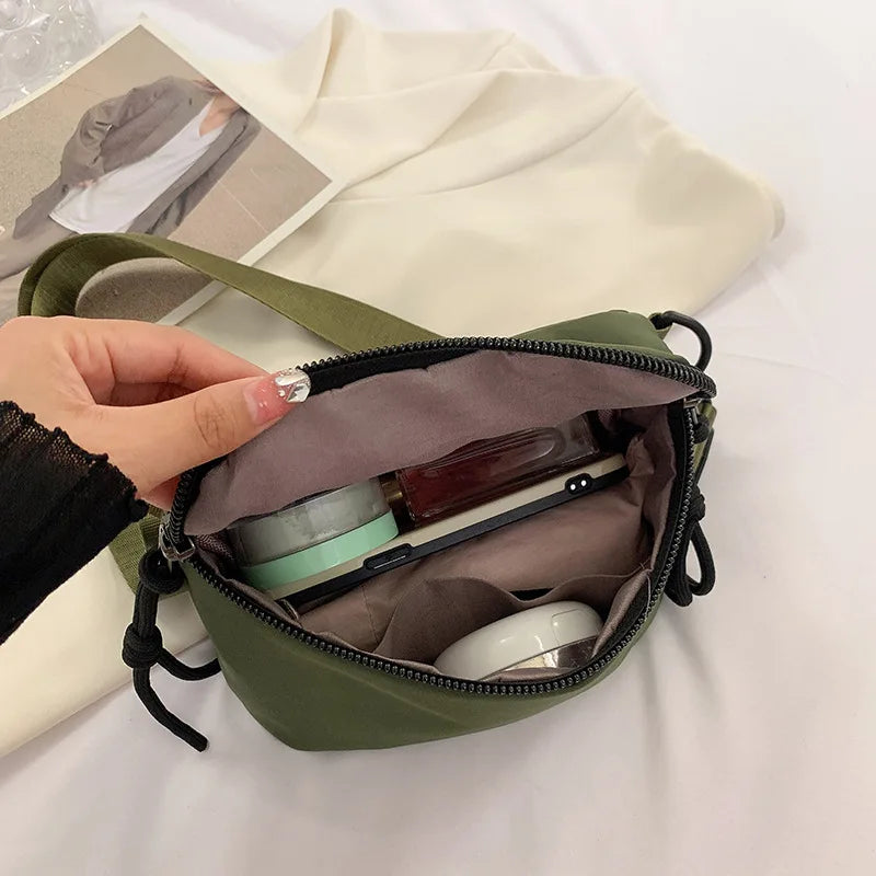 Women Nylon Crossbody Bag Small Pack Phone Pouch Shoulder Bag