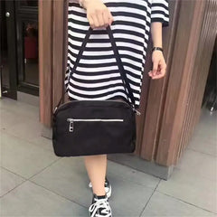 Colorblock Nylon Shoulder Bag for Women