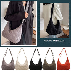 Women Nylon Shoulder Bag Casual Tote Down Diagonal Bags