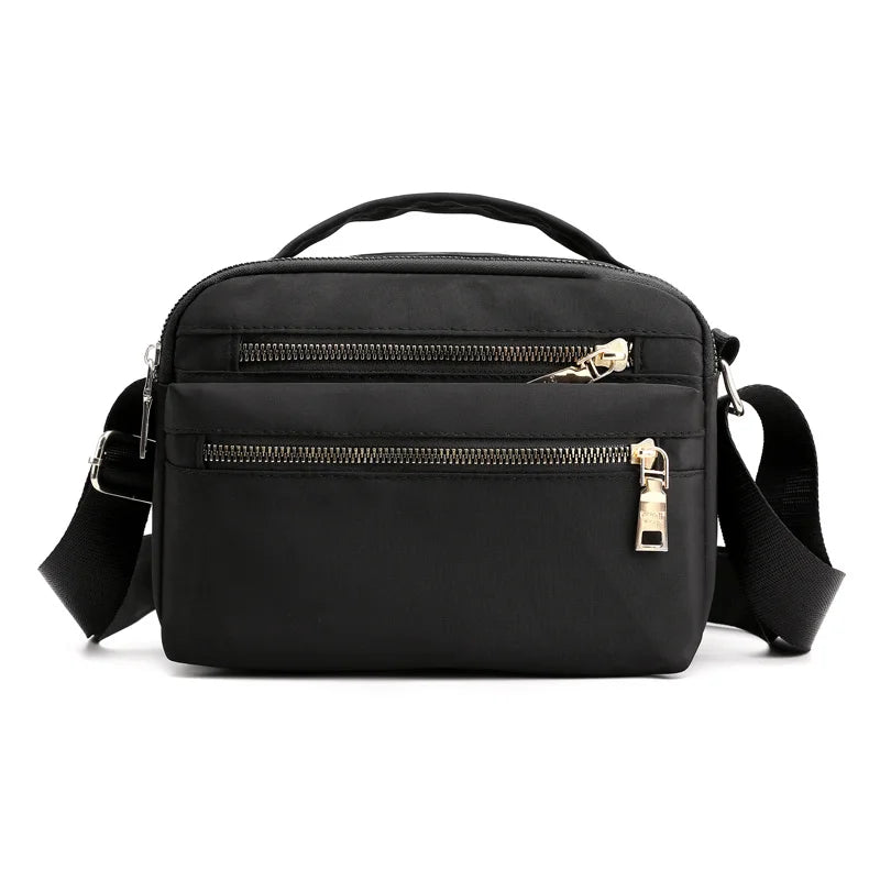 Waterproof Nylon Shoulder Bag Multi-pocket Handbag Crossbody Women Bolsa