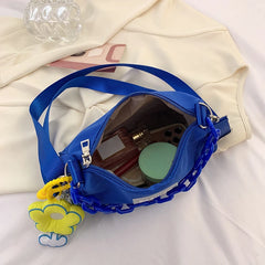 Small Retro Shoulder Bag Zipper Messenger Handbag