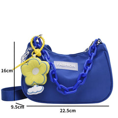 Small Retro Shoulder Bag Zipper Messenger Handbag