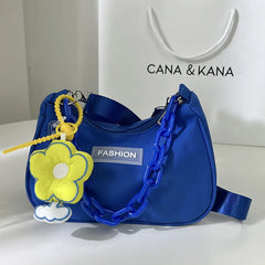 Small Retro Shoulder Bag Zipper Messenger Handbag