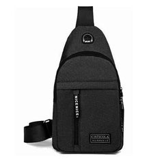 Nylon Waist Bag Sling Men's Belt Crossbody Shoulder Chest Bag