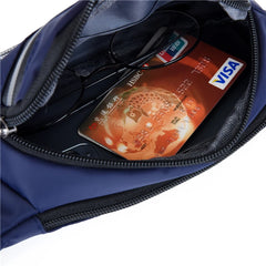 Women Nylon Waist Packs Fanny Pack Belt Sling Bags Laser Chest Phone Pouch