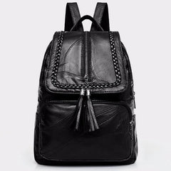 Women PU Leather Backpack School Bag Travel Shoulder Bag