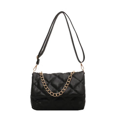 Women PU Leather Diamond Lattice Shoulder Bag Crossbody Handbag Tote Purse