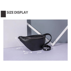 Women PU Leather Fanny Pack Female Waist Bag Purse Ladies Mini Waistbag