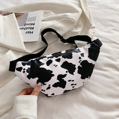Animal Printed Crossbody Chest Bag Single Strap Handbag