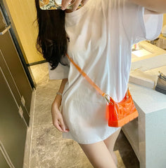 Jelly Crossbody Side Bag for Women Small Wallet Ladies Shoulder Bag